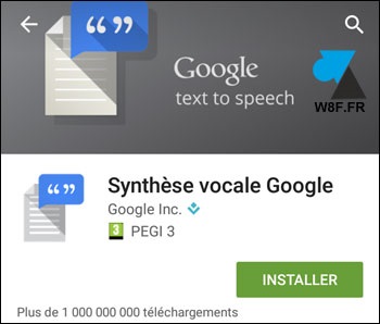 synthèse vocale