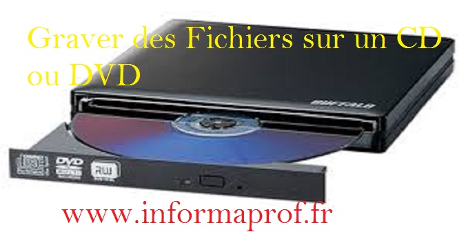 Comment graver des fichiers sur un CD ou DVD sans logiciel sous Windows 7/8/10