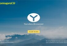 Le navigateur Yandex browser