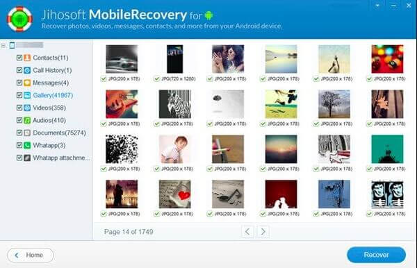 télécharger Jihosoft Android Phone Recovery